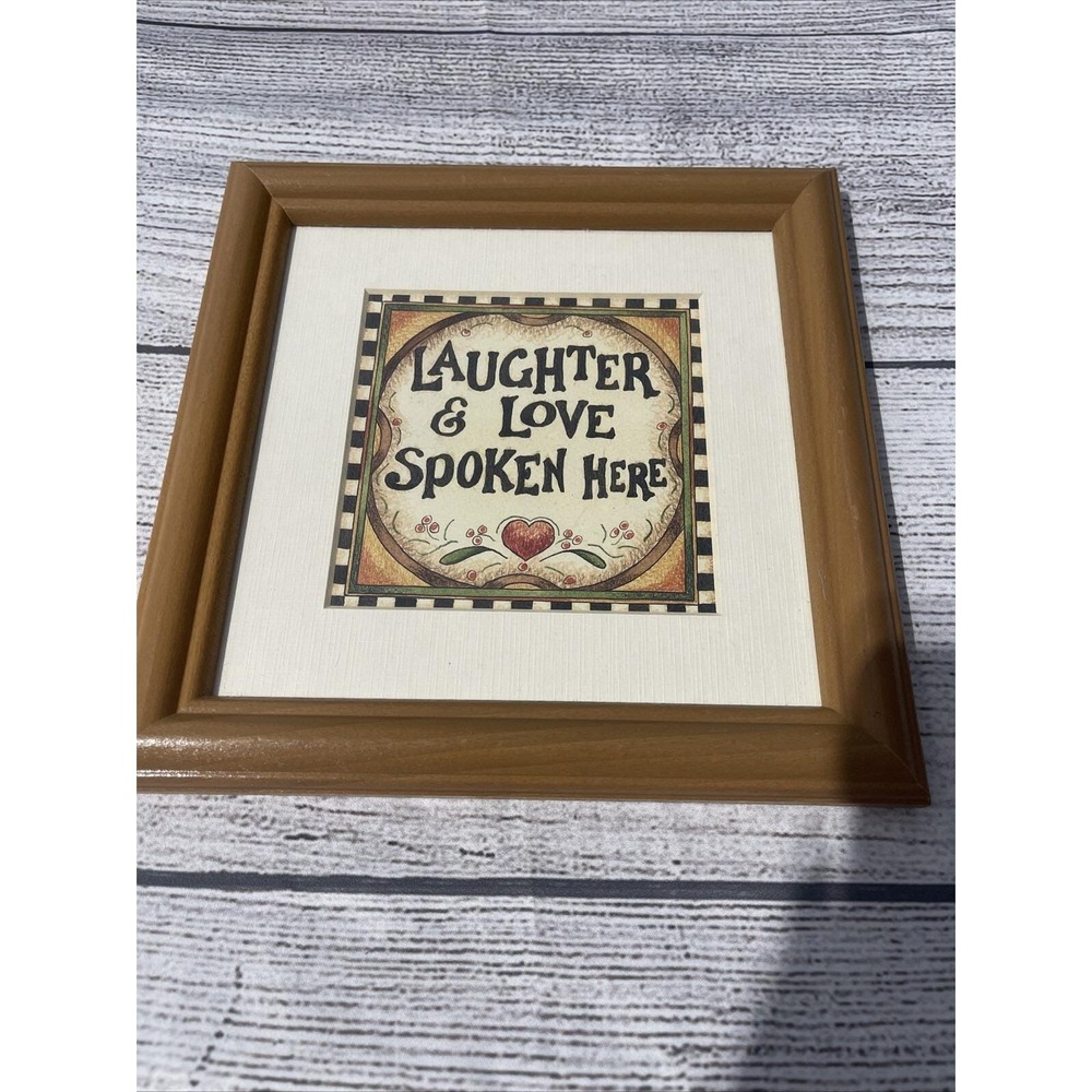 Beth Yarbrough Framed Print Laughter & love Spoken Here